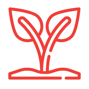 Greenhouse Testimonial Icon, red